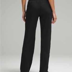 Lulu soft jersey straight leg mid rise pant